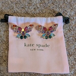 Kate Spade Colorful Gemstone Butterfly Earrings